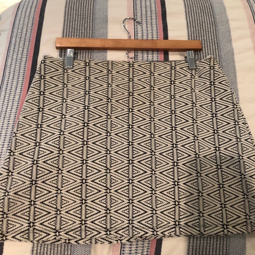 Topshop geometric mini skirt